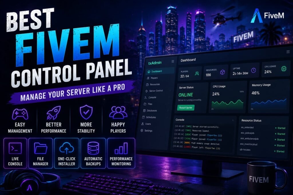 Best FiveM Control Panel