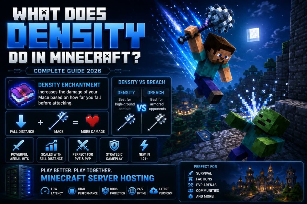 What Does Density Do in Minecraft